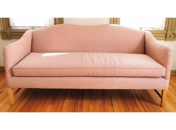 Vintage Sam Moore Furniture Bedford Virginia Mauve Sofa