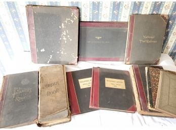 Antique Business Ledger Books - Ranging From 1905, 1906, 1916, 1928, 1938 And More