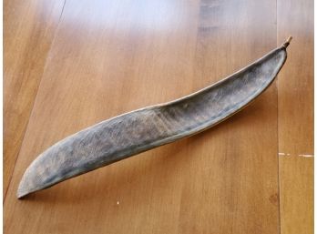 Antique Very Large Long Seed Pod