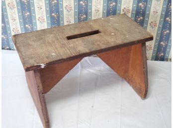 Awesome Vintage Handmade Plywood Utility Step Stool