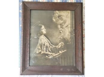 Antique Reproduction Religious Framed Print