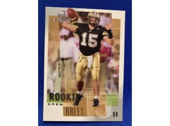 2001 Upper Deck MVP Drew Brees Rookie Card #287