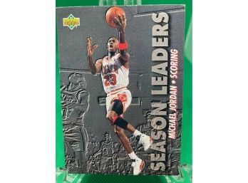 1993-94 Upper Deck Michael Jordan Scoring Leaders Card #166