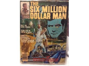 The Six Million Dollar Man  Comic Book From July 1976