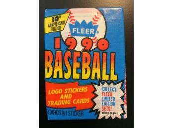 1990 Fleer Baseball Wax Box