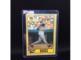 1987 Topps Barry Bonds Rookie Card #320