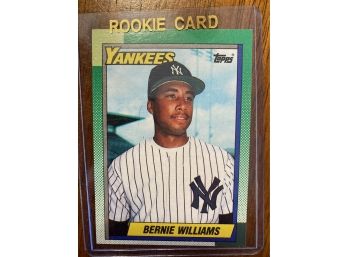 1990 Topps Bernie Williams Rookie Card #701