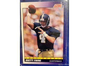 1991 Score Brett Favre Rookie Card #611