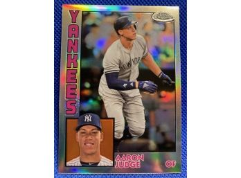 2019 Topps Chrome Aaron Judge 1984 Insert Card #84TC-1