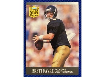 1991 Fleer Ultra Draft Picks Brett Favre Rookie Card #283