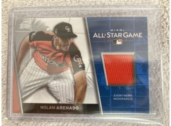 2017 Topps All Star Stitches Nolan Arenado Relic Card