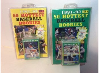 1991-92 Score 50 Hottest Baseball Rookies Sets 1 And 2 NEW Sealed