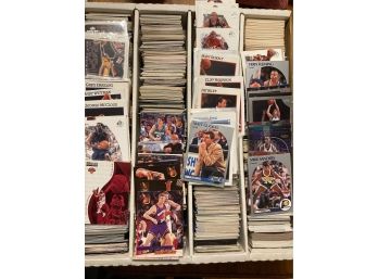 4 Row Box Loaded With Thousands Of Moslty 1900s Basketball Cards