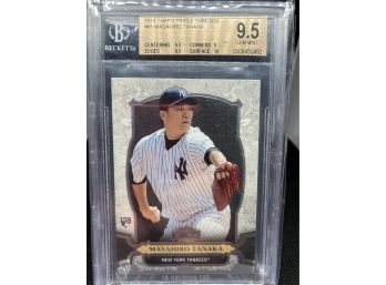 2014 Topps Triple Threads Masahiro Tanaka Beckett Graded 9.5 Gem Mint