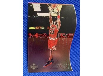 1997 Upper Deck Teammates Die-Cut Michael Jordan Card #T7