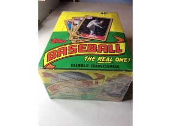 1987 Topps Baseball Cards Unopened Factory Sealed Box Of 36 Wax Packs WOW!!!