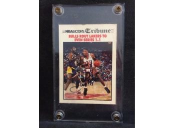 1991 NBA Hoops Scottie Pippen Autographed Card