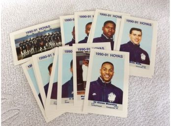 1989-90 Georgetown Hoyas NCAA Basketball Team Set With Alonzo Mourning