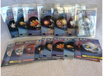 1991 Pro Set Football World Football League Helmet Card Lot Of 20 Cards