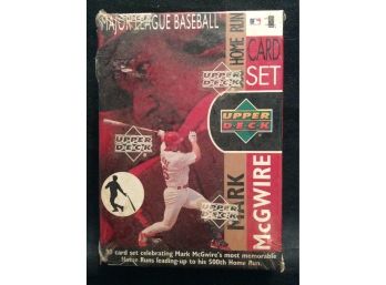 1999 Upper Deck Mark McGwire 500 Home Run Factory Sealed Set