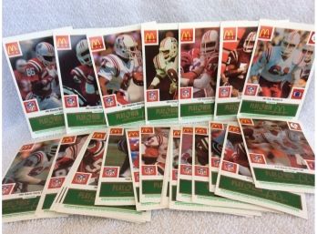 1986 McDonalds New England Patriots Team Set Unscratched