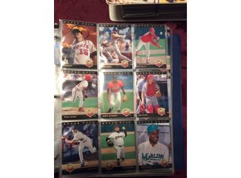 1993 Upper Deck Baseball Complete Series 1 With Piazza And Chipper Rookies