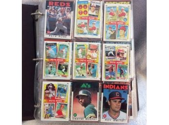 1986 Topps Baseball Complete Set With Traded Set In Binder And Sheets