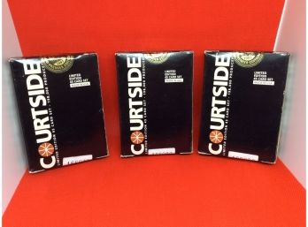 Lot Of 3 Courtside Basketball Limited Edition 45 Card Sealed Sets