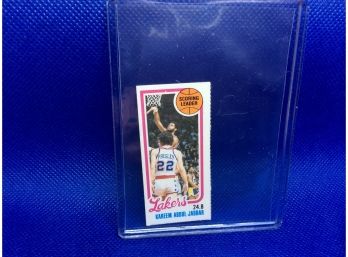 1980 Topps Kareem Abdul Jabbar NBA Scoring Leader Basketball Card #132