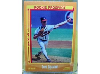 1988 Score Tom Glavine Rookie Prospect Card #638