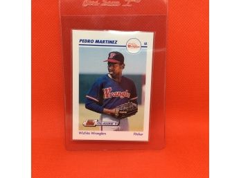 1991 Line Drive Pedro Martinez Pre Rookie Minor League Card #613