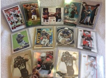 Lot Of 13 NFL ROOKIE Football Cards