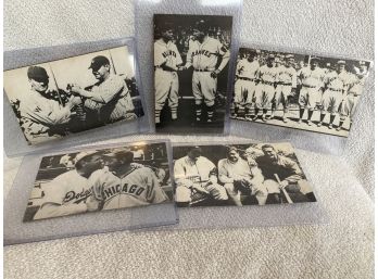 Set Of 5 1974 Babe Ruth Postcards