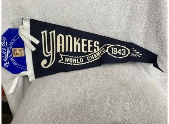 Mitchell & Ness Cooperstown Collection New York Yankees Felt Pennant