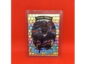 National Sports Collector Convention Deion Sanders Autographed Promo Card