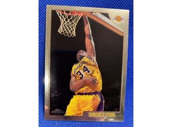 1998 Topps Chrome Shaquille O'Neal Card #175