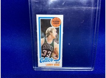 1980 Topps Larry Bird NBA Scoring Leader Basketball Card #30