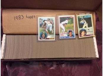 1983 Topps Baseball Complete Set With Gwynn, Sandberg, And Boggs Rookies