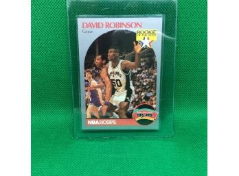 1990 NBA Hoops David Robinson Rookie Card #270