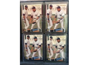 4 - 1992 Upper Deck Frank Thomas/Tom Selleck 'Mr. Baseball' Insert Cards