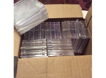 Box Of 50 Baseball Card Screw Down Holders