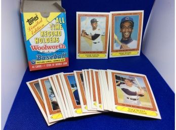 1985 Topps All Time Record Holders Baseball Card Set