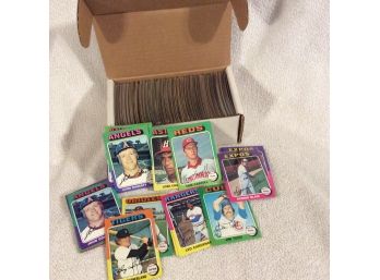 500 Count Box Of 1975 Topps Baseball Cards