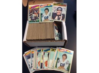 Lot Of 240 Topps 1977 Football Cards