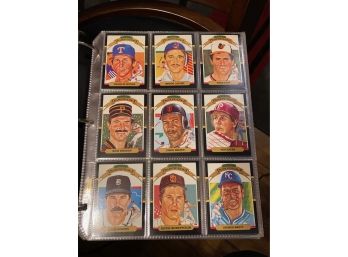 1986 Donruss Baseball Complete Set In Binder McGwire Maddux Bonds Rookies