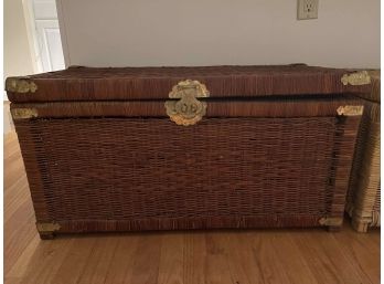 Brown Wicker Trunk