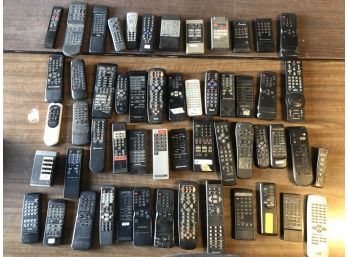 50 Assorted Remote Controls