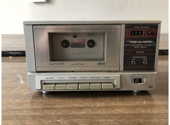 Realistic SCT-34 Stereo Cassette Tape Deck.