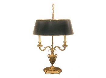 Brass Double Arm Table Lamp