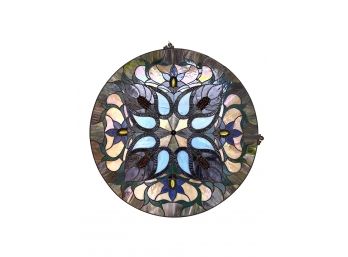 Magnificent Leaded Stained Glass Art Panel